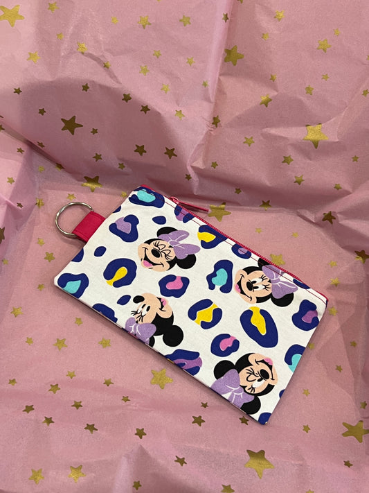 Minnie Leopard Print Coin Purse