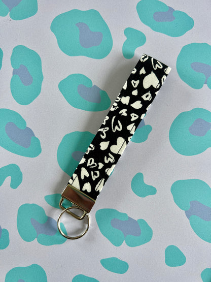 Hearts- Keys & Wristlet Set