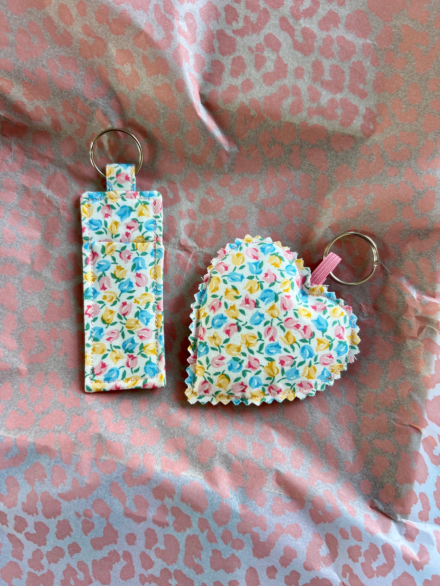 Liberty Tiny Tulips- Pocket & Keys Duo