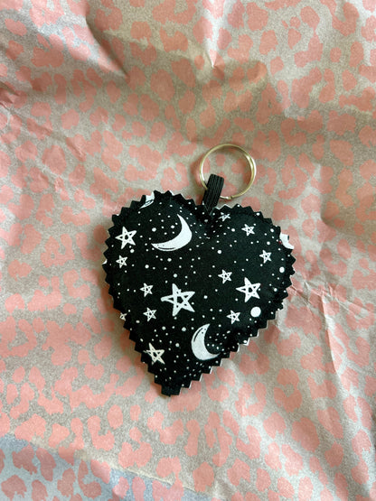 Black Starry Night- Pocket & Keys Duo