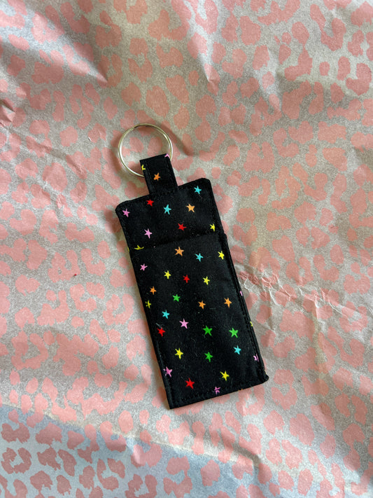 Vivid Rainbow Starry Lip Balm Holder