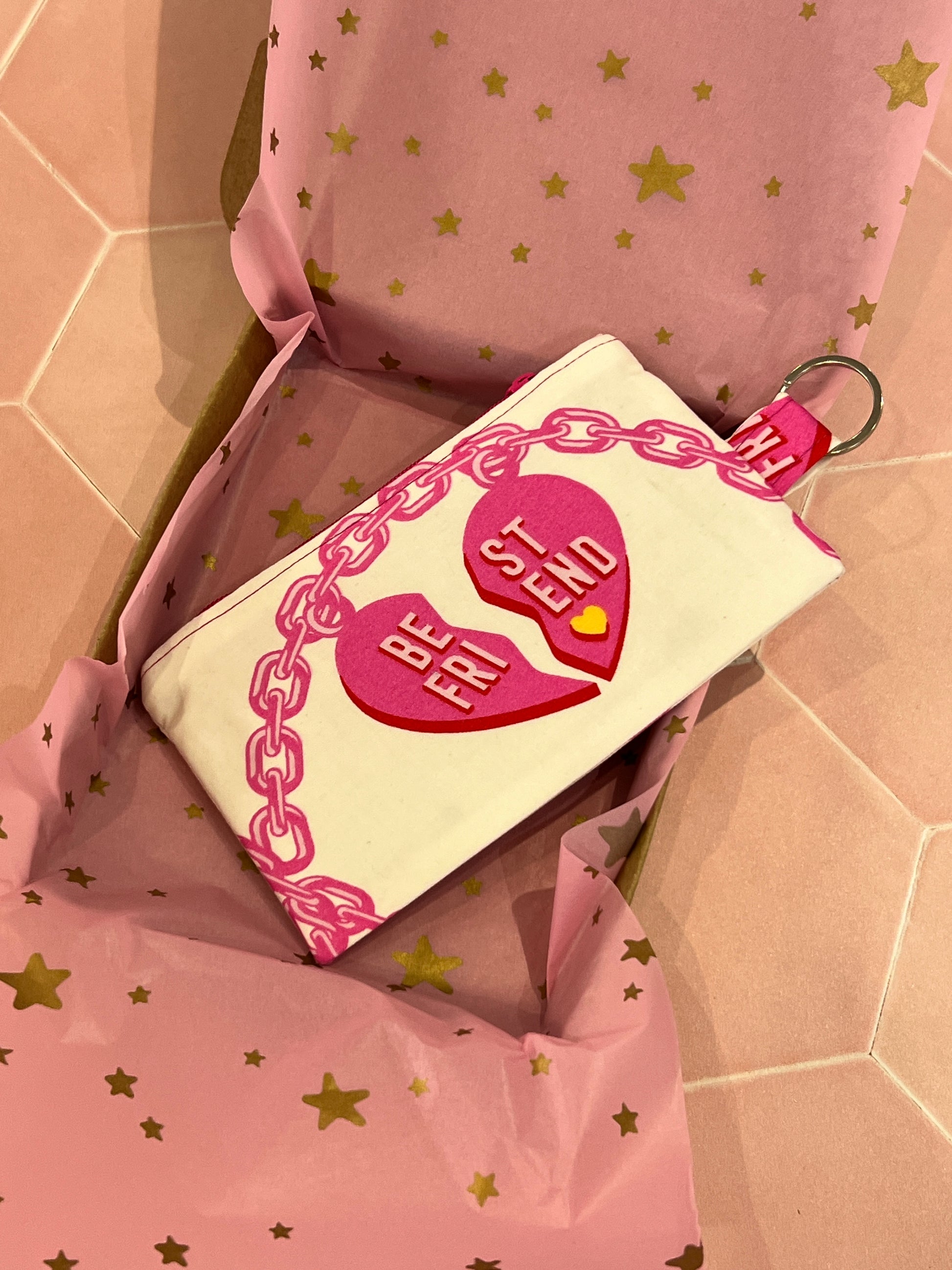 Sew Much Love Besties Coin Purse in packaging