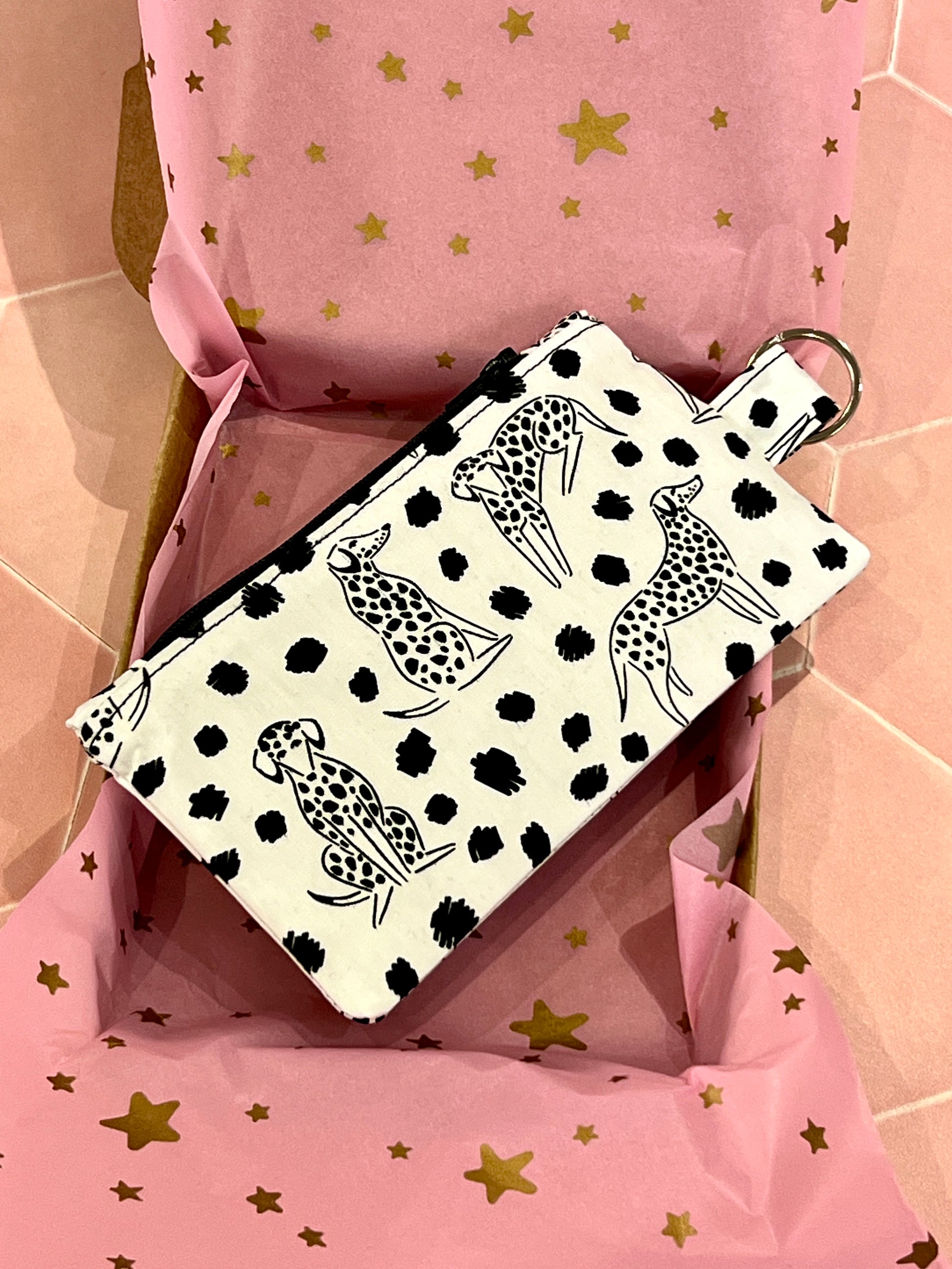 Sew Much Love Dalmatian Dash Coin Purse