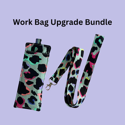Khaki Rainbow Leopard Print Complete Workday Essentials Set